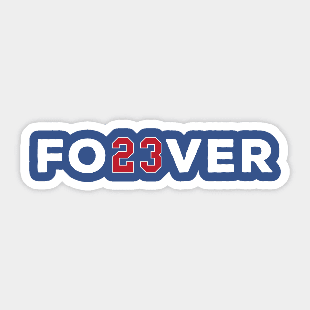 Fo23ver Sticker by ArtistTee ⭐⭐⭐⭐⭐